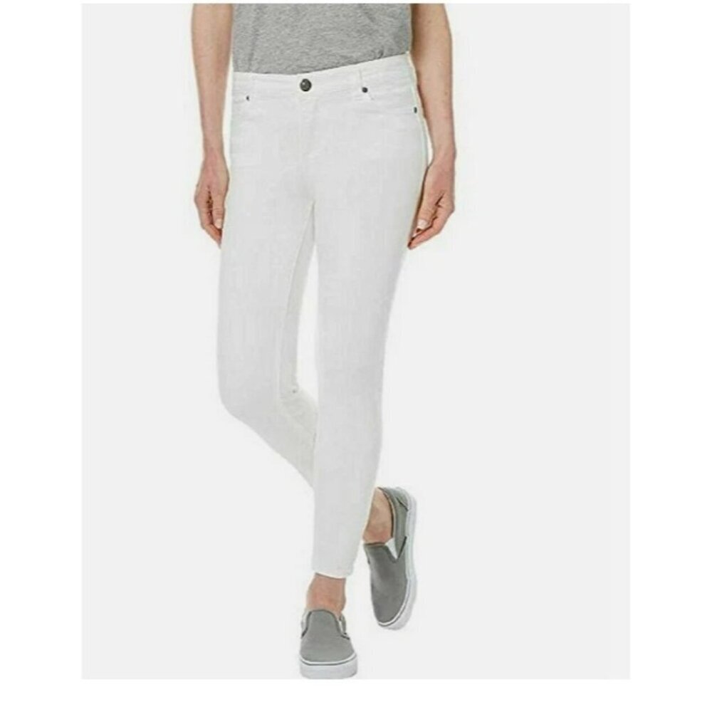 David Bitton Buffalo Jeans Women's Aubrey Mid Rise Stretch White Size 6/28 NWOT
